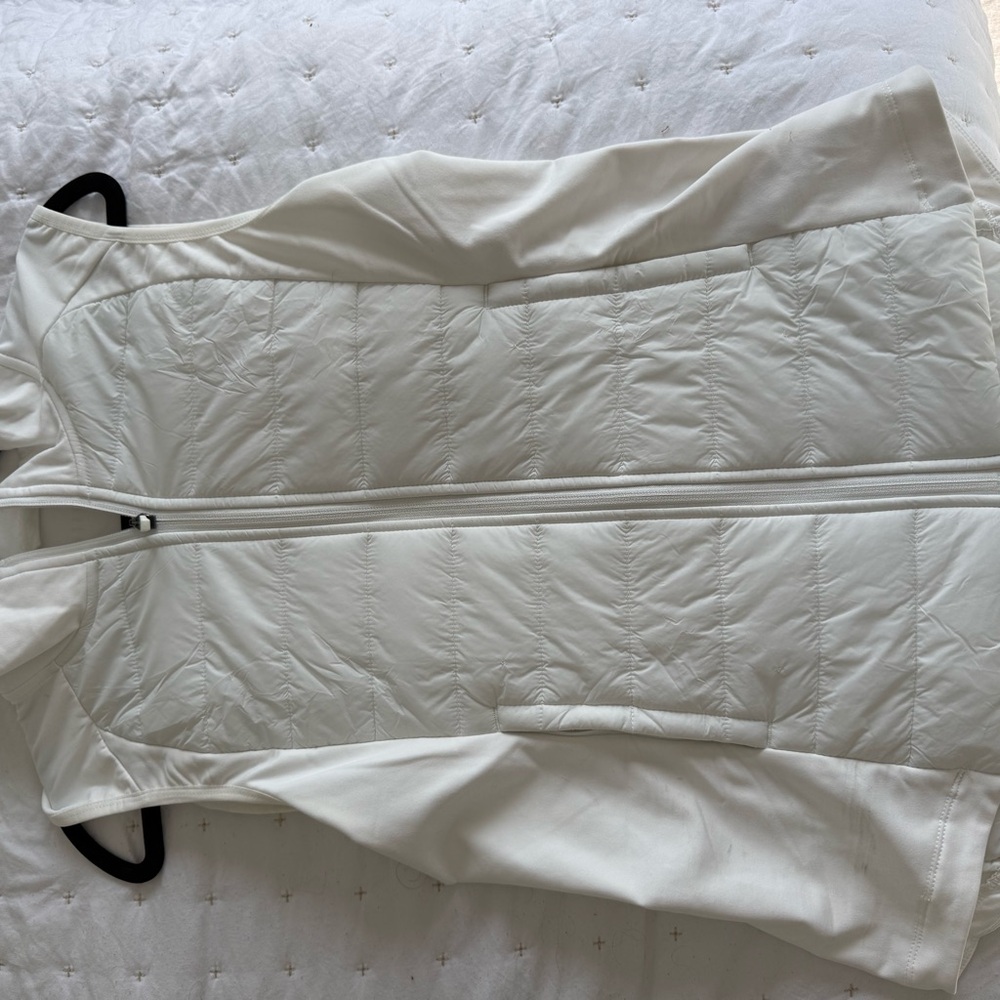 Women's White running vest